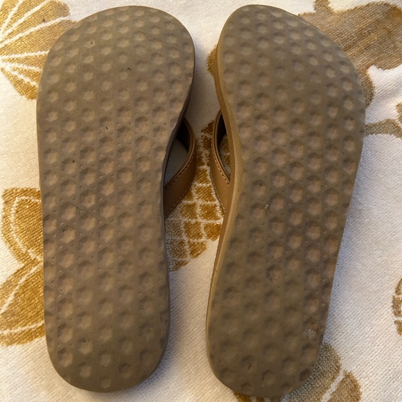 Women's Beige Vans Flip-flops - Size 6 - Picture 3 of 3